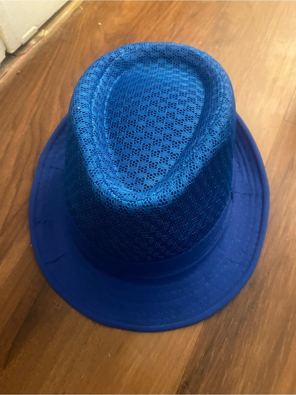 Blue Men's Fedora-Style Hat